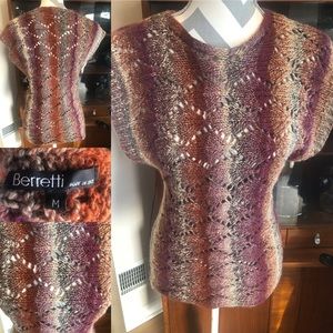 Beretti Italian earth tone pullover sweater vest / size- M
